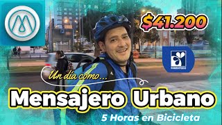 ¡UN DÍA Trabajando con MENSAJEROS URBANOS en BICICLETA CAPÍTULO 1 [upl. by Lais]