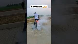 Ns200 Burnout 🔥rakkovlogs ns200 burnout shorts shortvideo bike [upl. by Taimi]