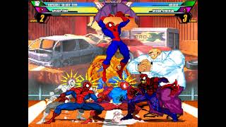 MUGEN BATTLES  SpiderManArmoredScarletSix Arms vs SpiderCarnageKingpinGreen GobHobgoblin [upl. by Monroe]