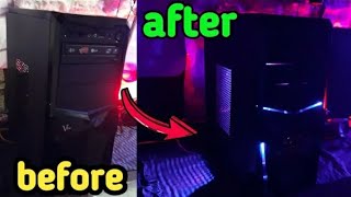 work💯💯How to install led strip lights in pccomputer repairsg idea [upl. by Atteugram585]