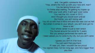 Hopsin  The Fiends Are Knocking LYRICS ONSCREEN [upl. by Etteuqaj]