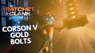 RATCHET amp CLANK RIFT APART  All Corson V Gold Bolts Locations [upl. by Ydiarf]