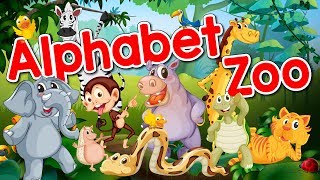 Alphabet Zoo  ABC Song for Kids  Alphabet Song  Jack Hartmann [upl. by Holland41]