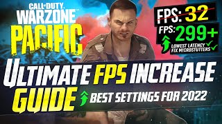 🔧 COD WARZONE PACIFIC Dramatically increase performance  FPS with any setup BEST SETTINGS 🖱️🎮✔️ [upl. by Oidale]