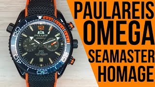 Paulareis Omega Seamster Watch Review An IDENTICAL Homage [upl. by Otsugua]