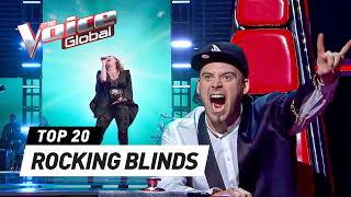 ROCKSTARS turn their Blind Auditions into CONCERTS on The Voice [upl. by Emili]