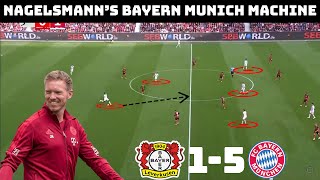 Tactical Analysis Bayern Munich 51 Bayer Leverkusen  How Nagelsmann Dominated Bosz [upl. by Eniaj540]