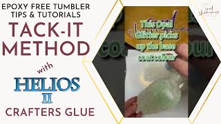 TackitGlitter burnishing video using Helios Glitter Glue Seal with Hyperion Topcoat [upl. by Kattie705]