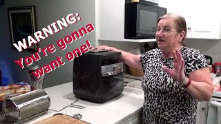 Pampered Chef Deluxe Air Fryer Item  Review [upl. by Golub]