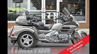 2008 Honda Goldwing Premium Audio Lehman Monarch II Trike A10143 iMotorsports [upl. by Ecyac501]