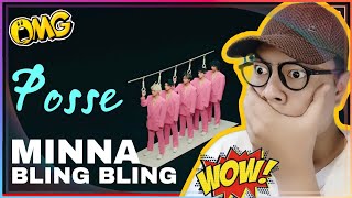 BMSG POSSE  MINNA BLING BLING Prod MONJOE  Music Video  Reaction [upl. by Kcirdet631]