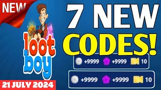 ⚠️21 JULY 😍CODES💥LOOTBOY CODES 2024 LOOTBOY CODES LOOTBOY PROMO CODE [upl. by Inva]