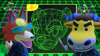 Villagers Singing KK Technopop Together  Animal Crossing New Horizons [upl. by Enohpets]