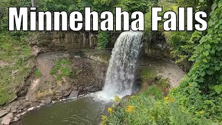 Minnehaha Falls Minneapolis Minnesota Tour [upl. by Assyram]