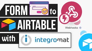 Send Data From A Website Form To Airtable Using Integromat [upl. by Nakhsa543]