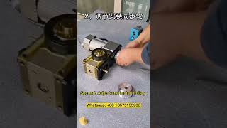 How to install cam indexer and motor gearbox automation machinebuilder industrialautomation [upl. by Nwahsel784]