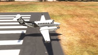 Gizzy LiftOff ✈️ Air New Zealands King Air 350i Fires Up the Flight Sim [upl. by Park915]