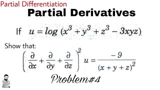 21 Partial Derivatives  Problem4  Most Important Problem  Partial Differentiation [upl. by Anneirda]