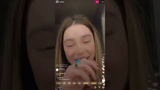 Paeka Campos paekaaa livestream on Instagram 2020 [upl. by Koralie]