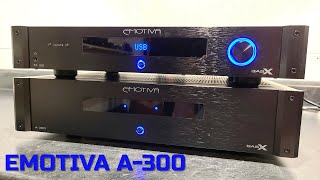 Emotiva BasX A300 Stereo Power Amplifier The Most Power amp Fidelity For The Money [upl. by Brass158]