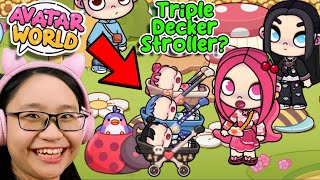 Avatar World  I Made a TRIPLE DECKER STROLLER [upl. by Dallas]