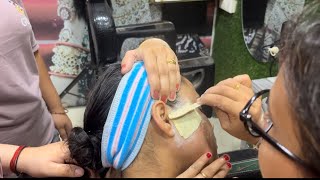 How to do face wax  face wax  facewax sunnyanjaliartist [upl. by Ambrosane467]