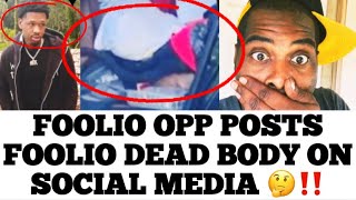 Foolio Dead Body Posted On Internet By One Of His OPPS Is This Real amp How Did He Get That Picture [upl. by Ataner]