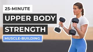 25Minute Dumbbell Arm Workout Strength Training [upl. by Merle]