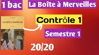 Contrôle 1 semestre 1 français 1bac [upl. by Ayian380]