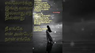 Nee engae en anbae tamil song tamilsong lovesong love melody feeling alone lyrics 90s [upl. by Yalc]