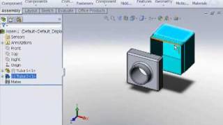 SolidWorks Tutorial Learn SolidWorks Lesson2 Assembly [upl. by Outlaw]