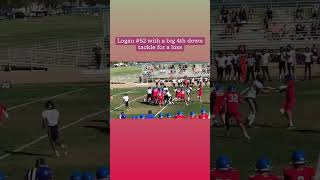 buchanan vs CN 4thdown americanfootball tackle [upl. by Gaskin113]