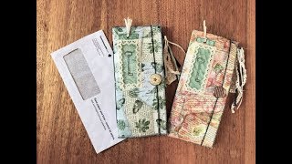 Junk Mail Envelope Journal  TUTORIAL Stepbystep DIY [upl. by Niraj]