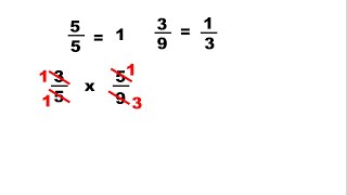 Grade 5 Canceling Before Multiplying Fractions [upl. by Nirda]