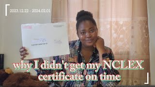 How to get Nclex certificate  insufficient address nysed nclexrn 2024 [upl. by Mccollum]