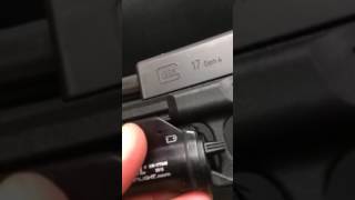 Install and remove TLR from Glock [upl. by Tad272]