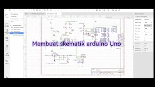 Membuat Skematik Arduino Uno [upl. by Adnilrem]