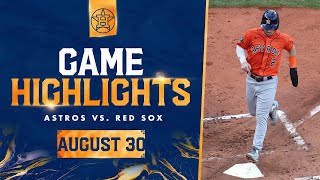 Astros vs Red Sox Game Highlights 83023  MLB Highlights [upl. by Keg]