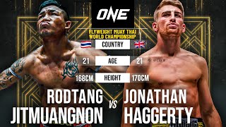 Rodtang Jitmuangnon vs Jonathan Haggerty I  Full Fight Replay [upl. by Kemble361]