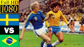 Sweden vs Brazil world cup 1978  Full highlight  1080p HD [upl. by Calypso935]