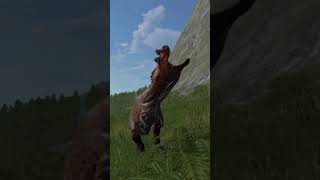 Ceratosaurus roar animation  The Isle [upl. by Womack773]