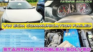 VolksWagen Jetta not starting  VW ECM communication failed  abs problem kar raha tha [upl. by Pengelly]