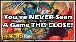 You’ve NEVER Seen A Game THIS CLOSE  Rastakhan’s Rumble Hearthstone [upl. by Nylaroc]