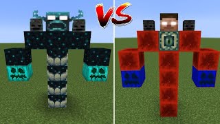 Can I create warden wither storm vs herobrine wither storm boss in minecraft [upl. by Ediva]