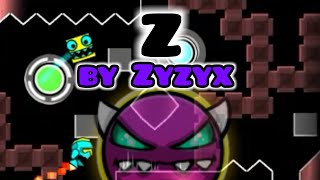 Z By Zyzyx 100 Medium Demon All Coins  Geometry Dash [upl. by Silvester274]