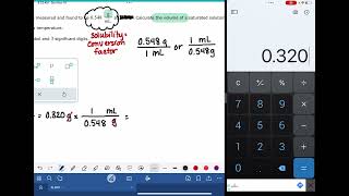 ALEKS Using solubility to calculate solute mass or solution volume [upl. by Edelstein]