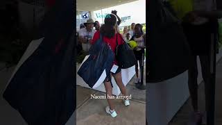 Naomi Osaka Arrives at the 2024 Cincinnati Open cincinnatiopen shorts sports tennis [upl. by Anitnahs896]