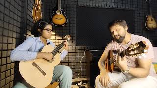 Lessons on G major scale  Classical Guitar  Lesson Video [upl. by Sarilda]