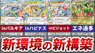 新環境到来！新たに登場したexポケモンで作られた構築の超強力シナジーについて徹底考察 [upl. by Hcone]