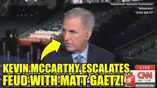 McCarthy DROPS BOMBSHELL On Matt Gaetz AFTER RNC Fight [upl. by Eirollam]